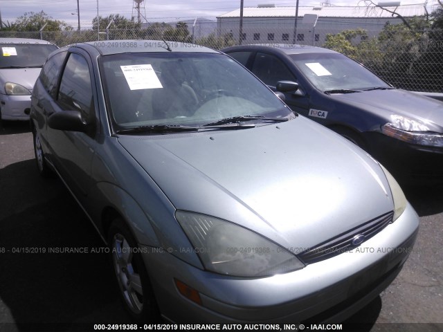 3FAFP31314R104413 - 2004 FORD FOCUS ZX3 GREEN photo 1