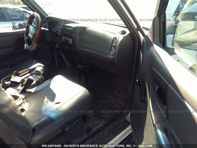 1FTYR10DX1TA86287 - 2001 FORD RANGER WHITE photo 5