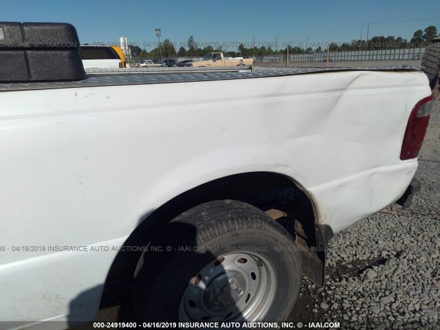 1FTYR10DX1TA86287 - 2001 FORD RANGER WHITE photo 6