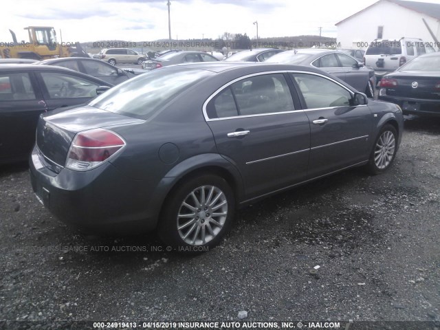 1G8ZV57747F146394 - 2007 SATURN AURA XR GRAY photo 4