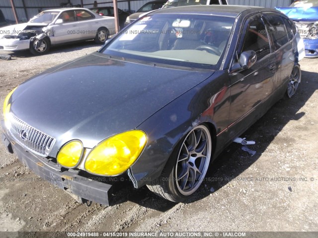 JT8BD68SXX0058423 - 1999 LEXUS GS 300 GRAY photo 2