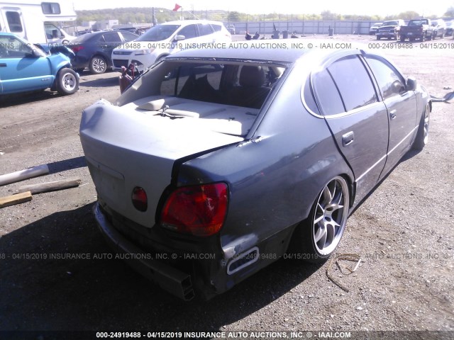 JT8BD68SXX0058423 - 1999 LEXUS GS 300 GRAY photo 4