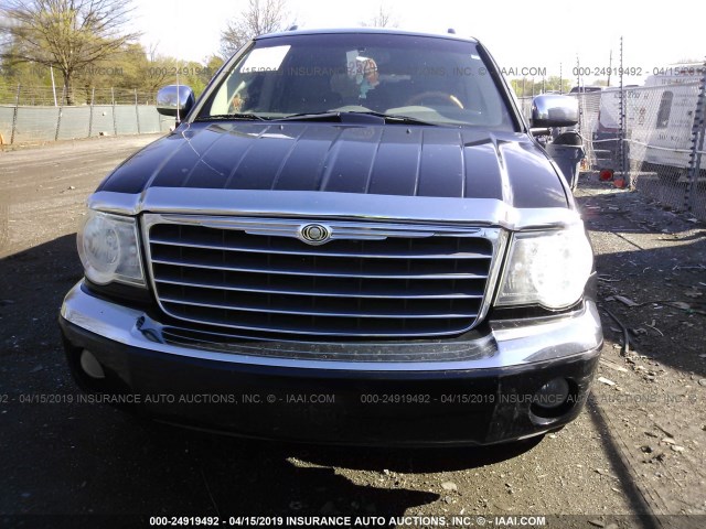 1A8HW58P47F505636 - 2007 CHRYSLER ASPEN LIMITED BLACK photo 6