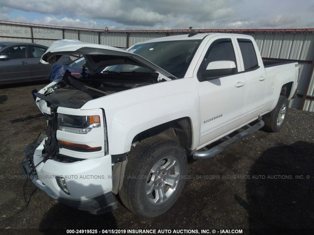 1GCVKREC5HZ349184 - 2017 CHEVROLET SILVERADO K1500 LT WHITE photo 2