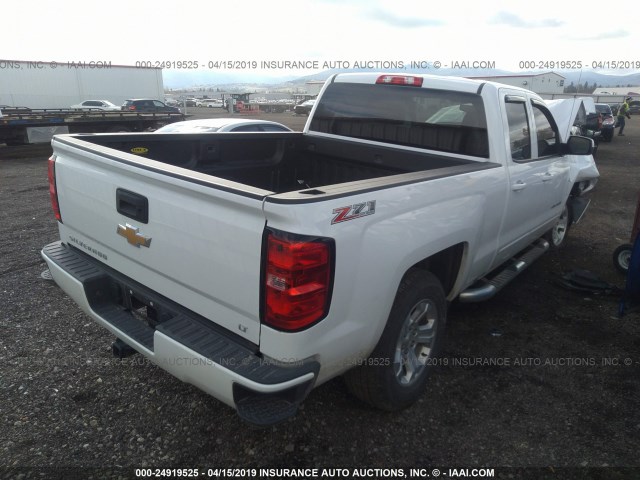 1GCVKREC5HZ349184 - 2017 CHEVROLET SILVERADO K1500 LT WHITE photo 4