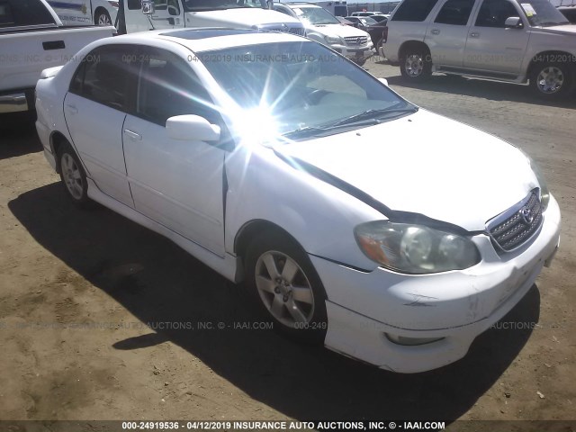 1NXBR30E78Z950870 - 2008 TOYOTA COROLLA CE/LE/S WHITE photo 1