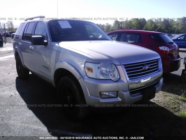 1FMEU73E08UA96562 - 2008 FORD EXPLORER XLT SILVER photo 1