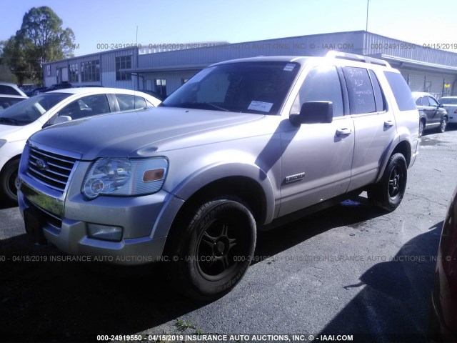 1FMEU73E08UA96562 - 2008 FORD EXPLORER XLT SILVER photo 2