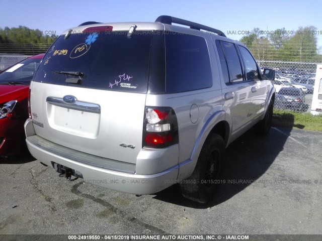 1FMEU73E08UA96562 - 2008 FORD EXPLORER XLT SILVER photo 4