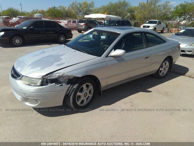 2T1CF28P6XC256491 - 1999 TOYOTA CAMRY SOLARA SE/SLE SILVER photo 2