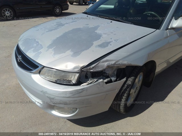 2T1CF28P6XC256491 - 1999 TOYOTA CAMRY SOLARA SE/SLE SILVER photo 6