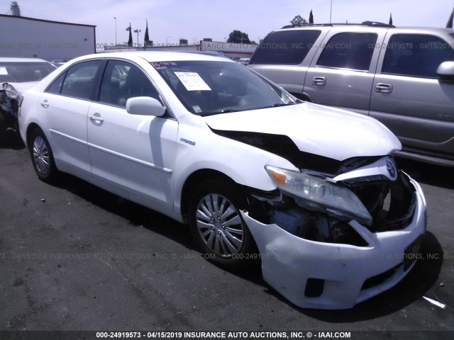 4T1BB3EK5BU133861 - 2011 TOYOTA CAMRY HYBRID WHITE photo 1