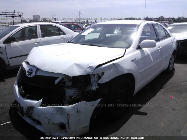 4T1BB3EK5BU133861 - 2011 TOYOTA CAMRY HYBRID WHITE photo 2