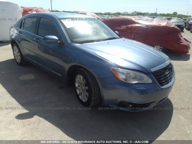 1C3BC1FG4BN552654 - 2011 CHRYSLER 200 TOURING BLUE photo 1