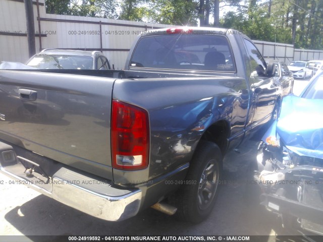 1D7HA16K54J103404 - 2004 DODGE RAM 1500 ST GRAY photo 4