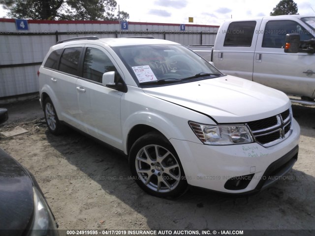 3C4PDCBG3DT608313 - 2013 DODGE JOURNEY SXT WHITE photo 1