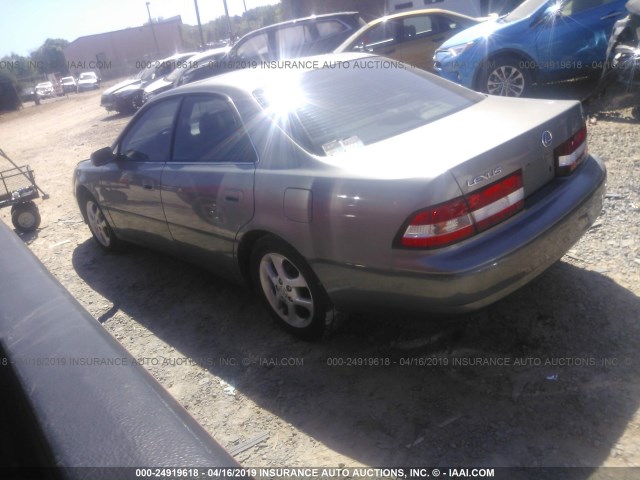 JT8BF28G7Y0258188 - 2000 LEXUS ES 300 Pewter photo 3