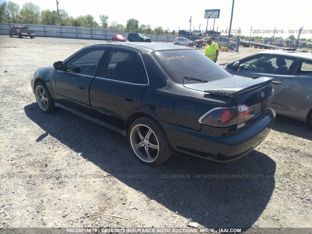 1HGCF86621A041930 - 2001 HONDA ACCORD VALUE GREEN photo 3