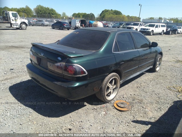 1HGCF86621A041930 - 2001 HONDA ACCORD VALUE GREEN photo 4