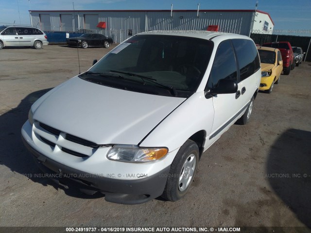 2B4GP25G9XR265458 - 1999 DODGE CARAVAN WHITE photo 2