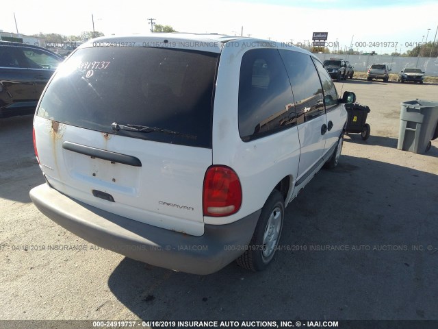 2B4GP25G9XR265458 - 1999 DODGE CARAVAN WHITE photo 4