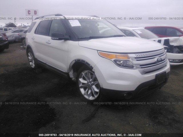 1FM5K7D80FGA55245 - 2015 FORD EXPLORER XLT WHITE photo 6