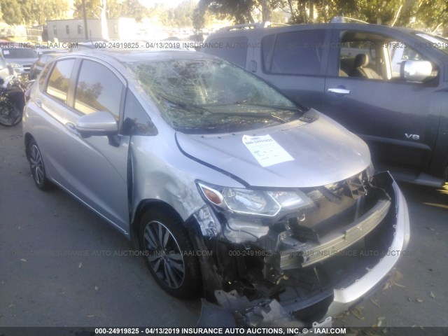 3HGGK5H80FM728361 - 2015 HONDA FIT EX/EXL GRAY photo 1