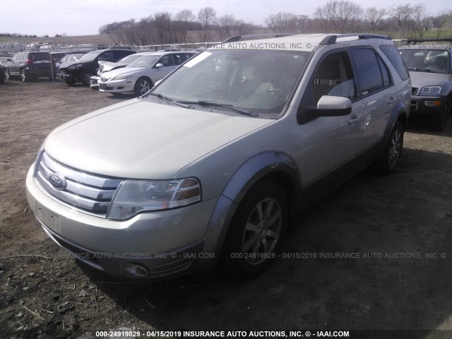 1FMDK02W58GA22099 - 2008 FORD TAURUS X SEL SILVER photo 2