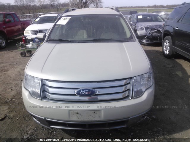 1FMDK02W58GA22099 - 2008 FORD TAURUS X SEL SILVER photo 6