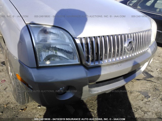 4M2DU66E72UJ16796 - 2002 MERCURY MOUNTAINEER  SILVER photo 6