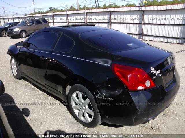 1N4AL24EX8C197627 - 2008 NISSAN ALTIMA 2.5S BLACK photo 3