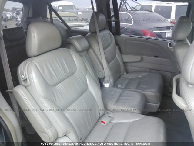 5FNRL38755B080972 - 2005 HONDA ODYSSEY EXL GRAY photo 8