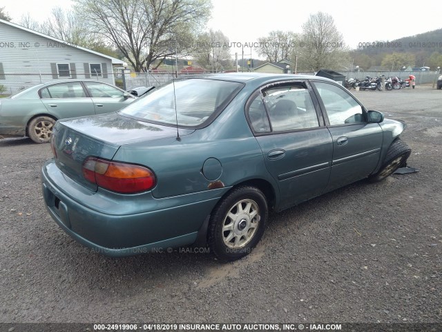 1G1NE52M6X6178256 - 1999 CHEVROLET MALIBU LS BLUE photo 4