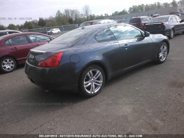 JN1CV6EL3AM151481 - 2010 INFINITI G37 BLUE photo 4