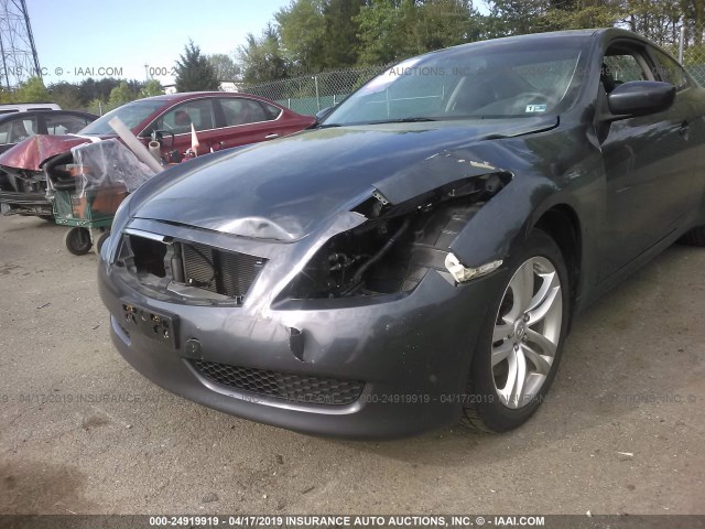 JN1CV6EL3AM151481 - 2010 INFINITI G37 BLUE photo 6