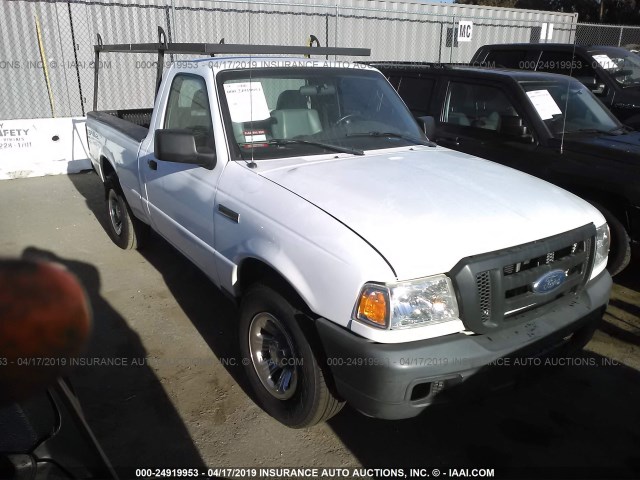 1FTYR10D67PA27335 - 2007 FORD RANGER WHITE photo 1