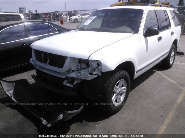 1FMZU62E74UB89943 - 2004 FORD EXPLORER XLS/XLS SPORT WHITE photo 2