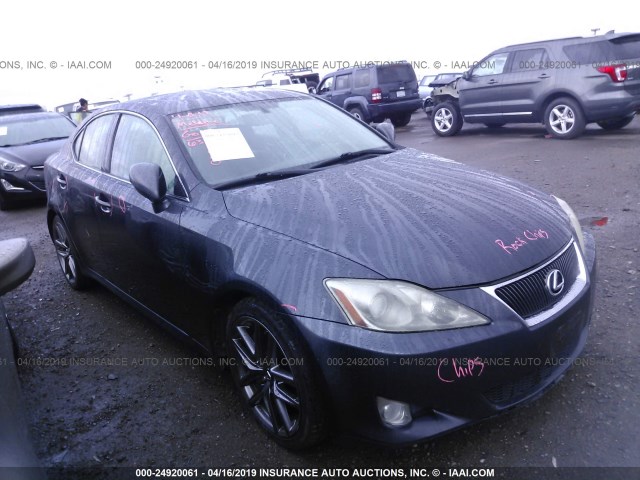 JTHBE262372008606 - 2007 LEXUS IS 350 GRAY photo 1