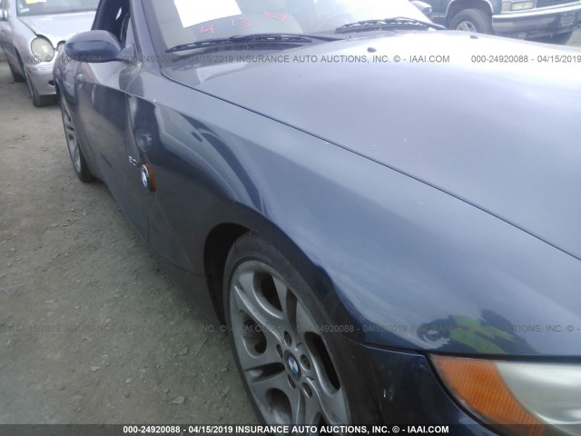 4USBT534X3LU05047 - 2003 BMW Z4 3.0 BLUE photo 6
