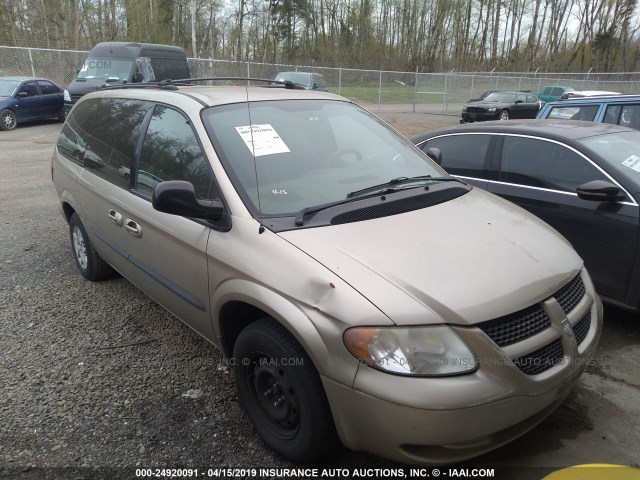 2D4GP44353R294692 - 2003 DODGE GRAND CARAVAN SPORT GOLD photo 1