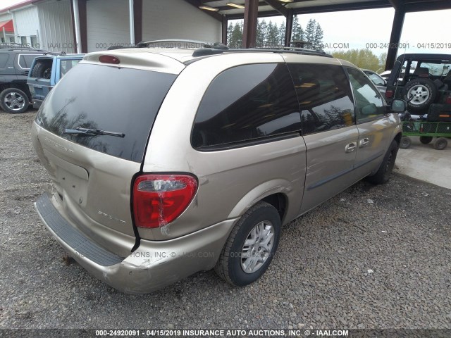 2D4GP44353R294692 - 2003 DODGE GRAND CARAVAN SPORT GOLD photo 4