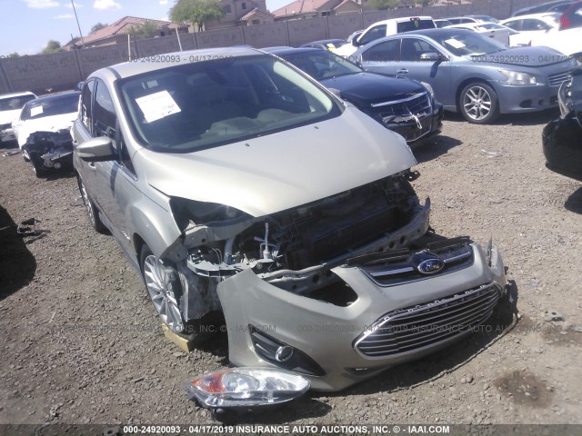 1FADP5BU4FL106443 - 2015 FORD C-MAX SEL TAN photo 1