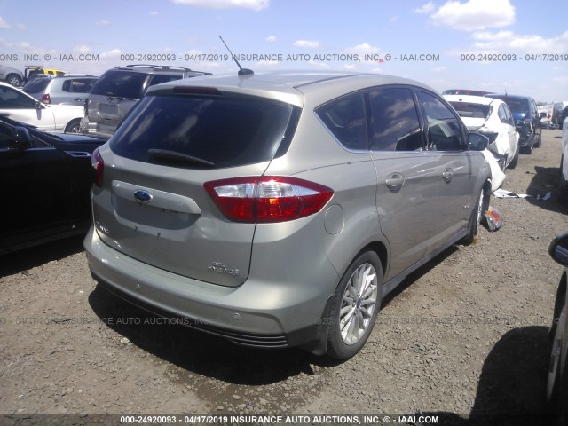 1FADP5BU4FL106443 - 2015 FORD C-MAX SEL TAN photo 4