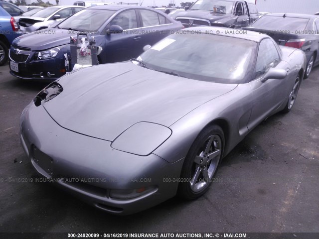 1G1YY22G1X5102446 - 1999 CHEVROLET CORVETTE 灰色 照片 2