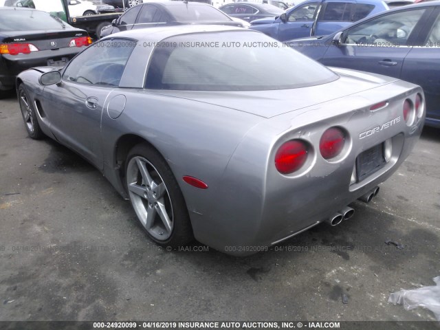 1G1YY22G1X5102446 - 1999 CHEVROLET CORVETTE 灰色 照片 3