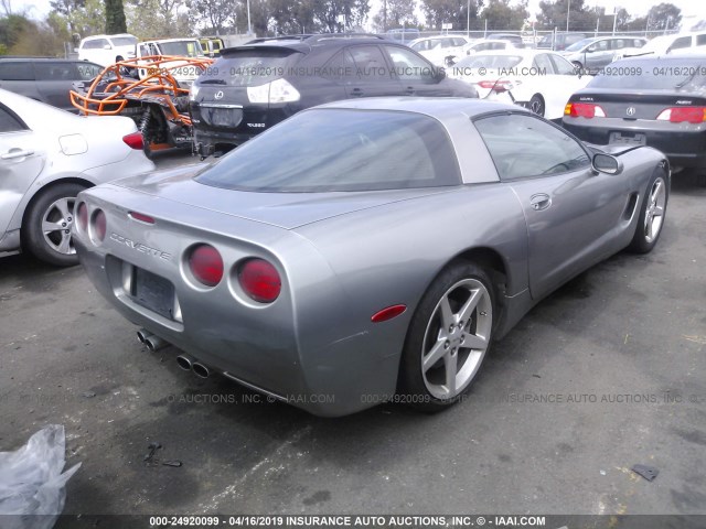 1G1YY22G1X5102446 - 1999 CHEVROLET CORVETTE 灰色 照片 4
