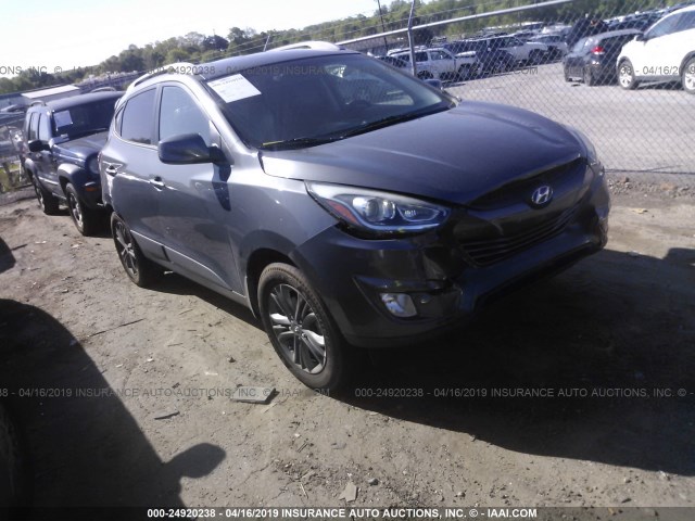 KM8JU3AG5EU804487 - 2014 HYUNDAI Tucson GLS/LIMITED/SE GRAY photo 1