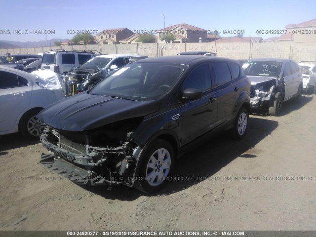 1FMCU0F79DUB64556 - 2013 FORD ESCAPE S BLACK photo 2