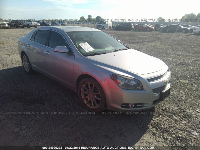 1G1ZK577X9F106217 - 2009 CHEVROLET MALIBU LTZ SILVER photo 1