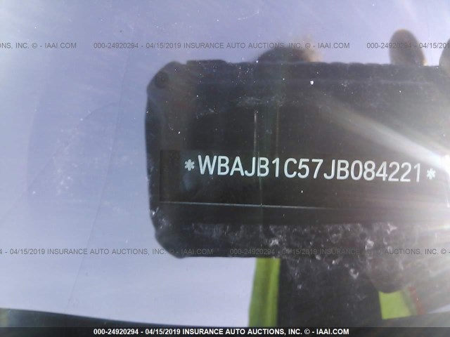 WBAJB1C57JB084221 - 2018 BMW 530XE GRAY photo 9